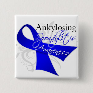 Chapa Cuadrada Cinta Ankylosing de la conciencia de Spondylitis
