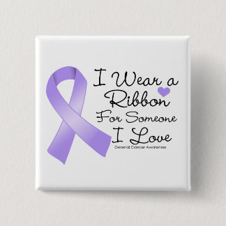 Chapa Cuadrada Cinta de Cáncer General Alguien a quien amo