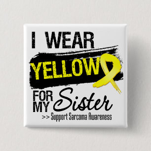 Chapa Cuadrada Cinta del sarcoma para mi hermana