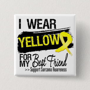 Chapa Cuadrada Cinta del sarcoma para mi mejor amigo