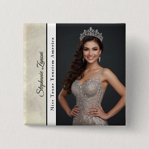 Chapa Cuadrada Cinturón de Concurso de Mármol Personalizado Foto 