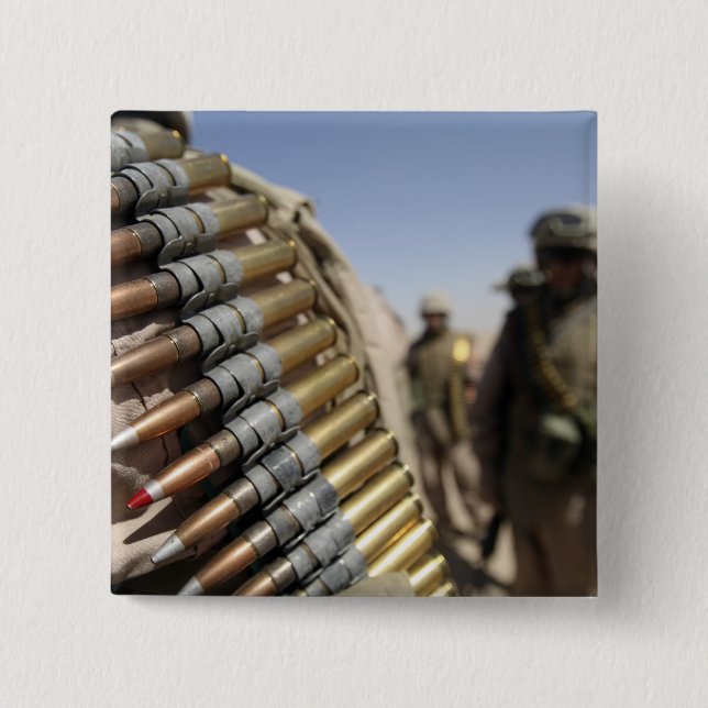 Chapa Cuadrada Cinturones de municiones de calibre 50 (Anverso)