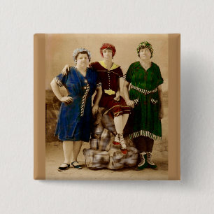 Chapa Cuadrada circa 1910 Bellezas de baño de Atlantic City RPPC