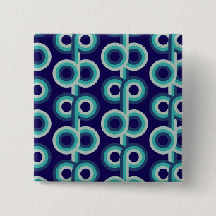 Chapa Cuadrada Círculos azules