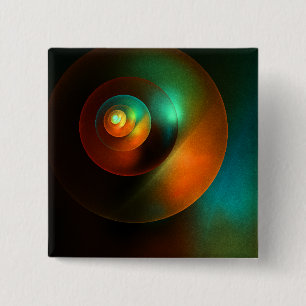 Chapa Cuadrada Círculos coloridos Patrón de arte abstracto modern