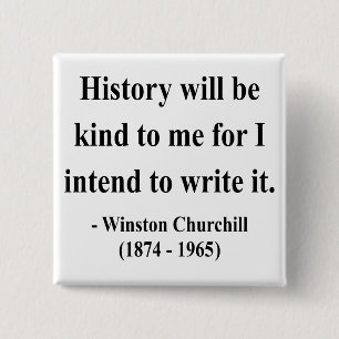 Chapa Cuadrada Cita 7a de Winston Churchill