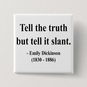 Chapa Cuadrada Cita 9a de Emily Dickinson