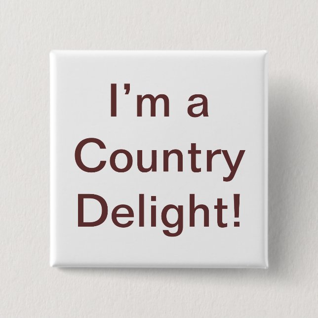 Chapa Cuadrada Cita de Country Delight (Anverso)