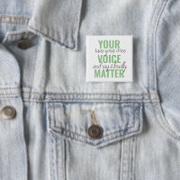 Cita de motivación positiva de verde para tu voz