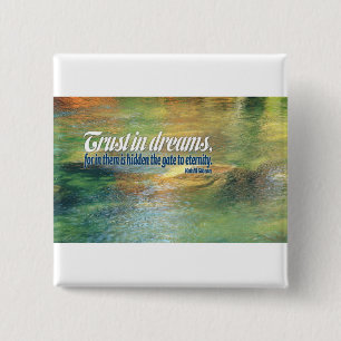 Chapa Cuadrada Cita inspiradora -- Kahlil Gibran