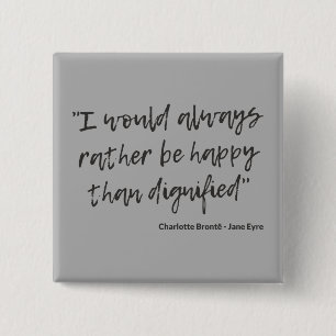 Chapa Cuadrada Cita Jane Eyre I