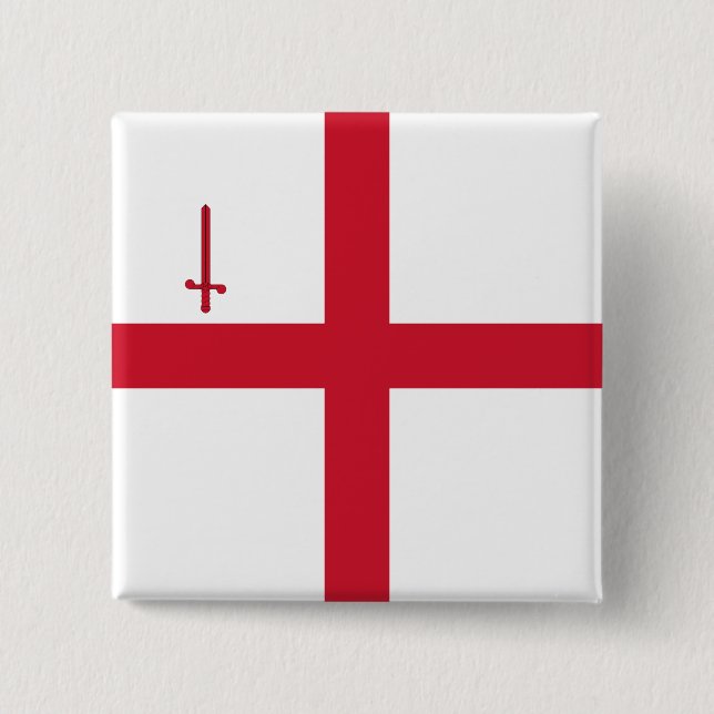 Chapa Cuadrada City of London (Inglaterra) (Capital del Reino Uni (Anverso)