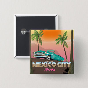 Chapa Cuadrada Ciudad de México, poster de vacaciones de méxico