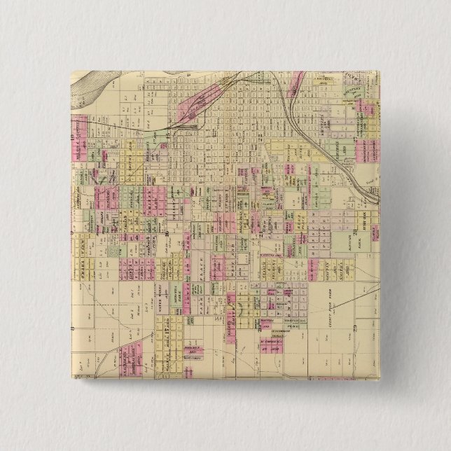 Chapa Cuadrada Ciudad de Omaha, Nebraska (Anverso)