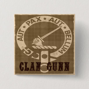 Chapa Cuadrada Clan Gunn Sepia
