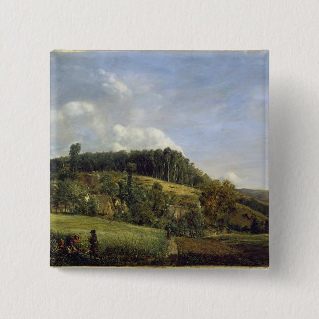 Chapa Cuadrada Claro cerca de un pueblo, 1833 del bosque (Anverso)
