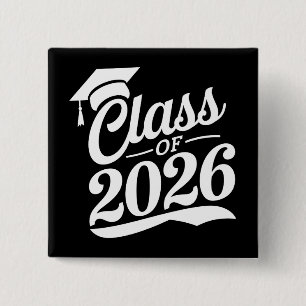 Chapa Cuadrada Clase de 2026 Orgulloso Graduado Graduación