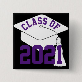 Chapa Cuadrada Clase púrpura de 2024 Grad Cap