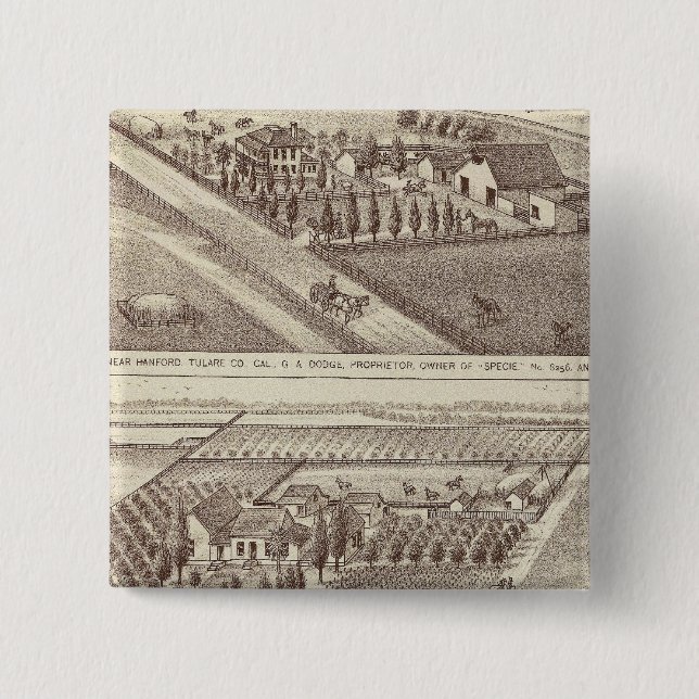 Chapa Cuadrada Clasificaciones de Kings Co (Anverso)