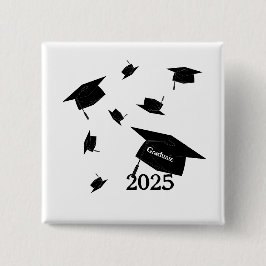 Chapa Cuadrada Class of 2025 grad cap 