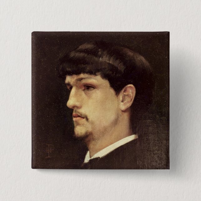 Chapa Cuadrada Claude Debussy 1886 (Anverso)