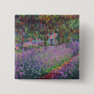 Chapa Cuadrada Claude Monet El jardín del artista en Giverny