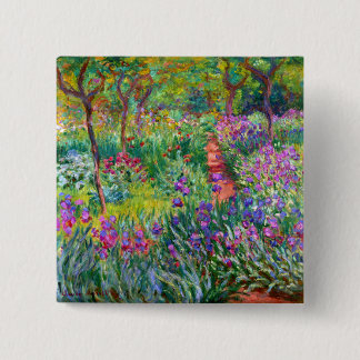 Chapa Cuadrada Claude Monet: El jardín Iris de Giverny