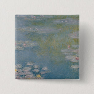Chapa Cuadrada Claude Monet el Nympheas en Giverny, 1908