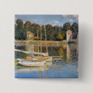 Chapa Cuadrada Claude Monet - El Puente de Argenteuil