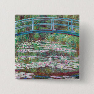 Chapa Cuadrada Claude Monet El Puente De Fútbol Japonés