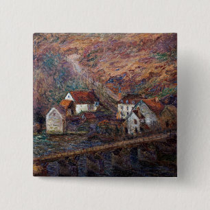 Chapa Cuadrada Claude Monet - El Puente de Vervy