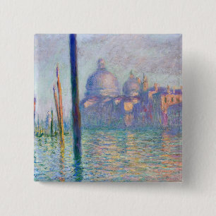 Chapa Cuadrada Claude Monet - Gran Canal, Venecia