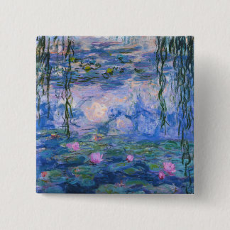 Chapa Cuadrada Claude Monet - Water Lilies, 1916
