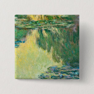 Chapa Cuadrada Claude Monet - Waterlilies