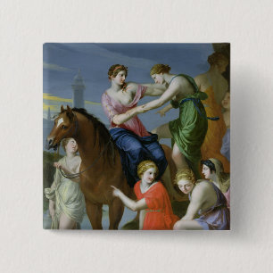 Chapa Cuadrada Clelia que cruza el Tíber