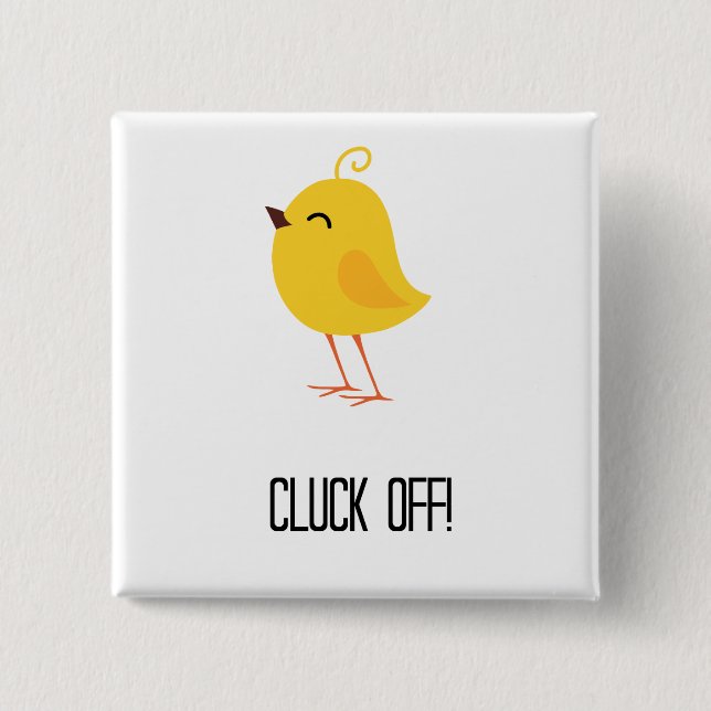 Chapa Cuadrada ¡Cloqueo apagado! (Anverso)