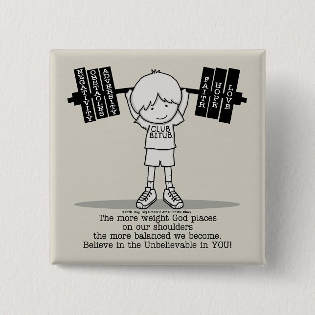 Chapa Cuadrada Club BITUB - Más equilibrado (Anverso)