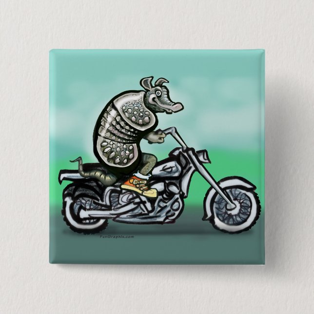 Chapa Cuadrada Club de Motociclistas Dillo (Anverso)