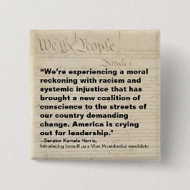 Chapa Cuadrada Coalición de Conciencia We the People Kamala