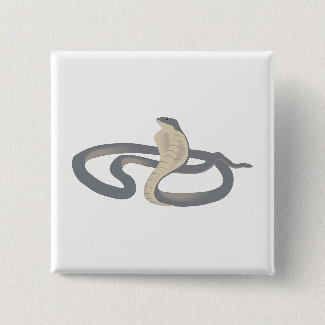 Chapa Cuadrada Cobra (Anverso)