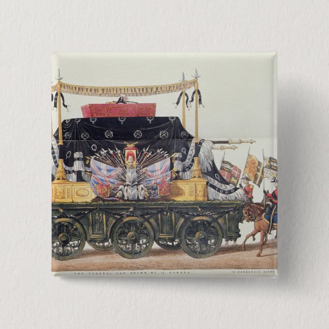 Chapa Cuadrada Coche fúnebre del duque de Wellington, 1853 (Anverso)