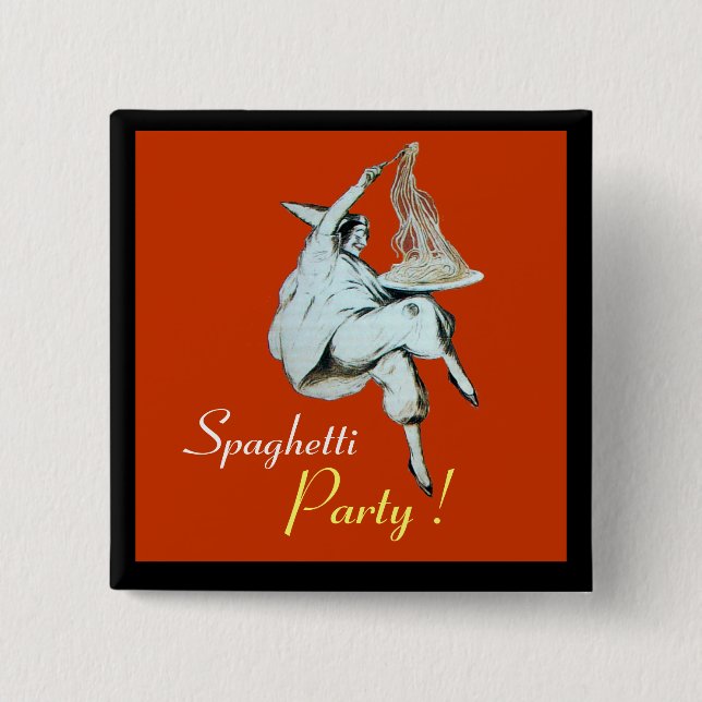 CHAPA CUADRADA COCINA ITALIANA FIESTA DE ESPAGUETTI, RESTAURANTE  (Anverso)