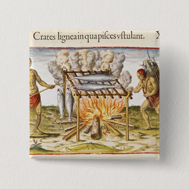 Chapa Cuadrada Cocinar pescados (Anverso)