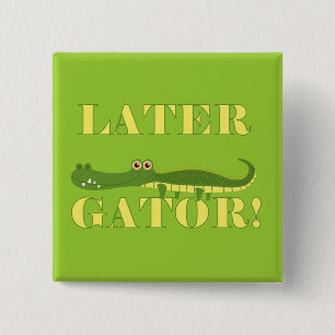 Chapa Cuadrada Cocodrilo posterior