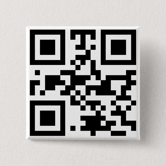 Chapa Cuadrada Código "ATEO" de QR (Anverso)