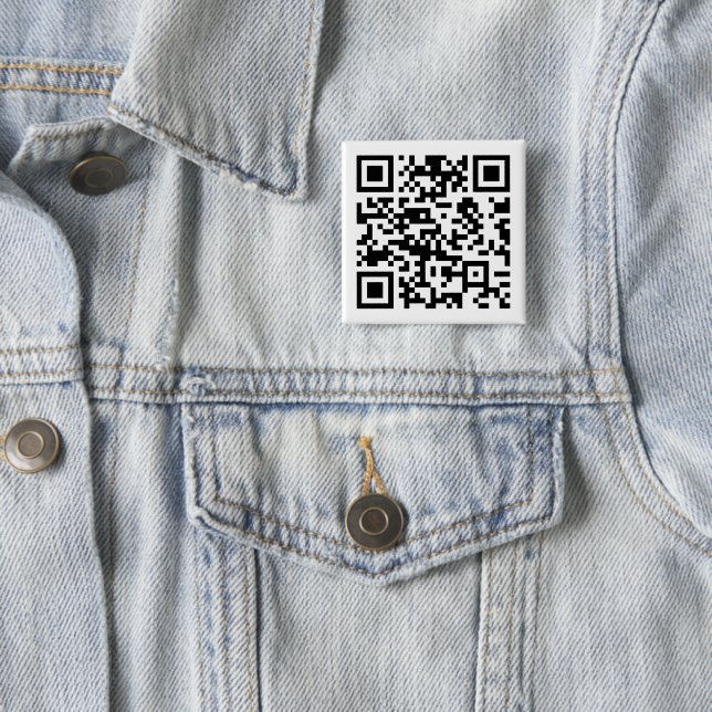 Chapa Cuadrada Código QR creado al instante (introduciendo su URL (In situ)