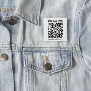 Chapa Cuadrada Código QR instantáneo (ingrese la URL de su sitio