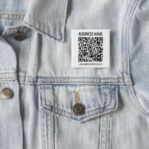 Chapa Cuadrada Código QR instantáneo (introduzca la dirección URL