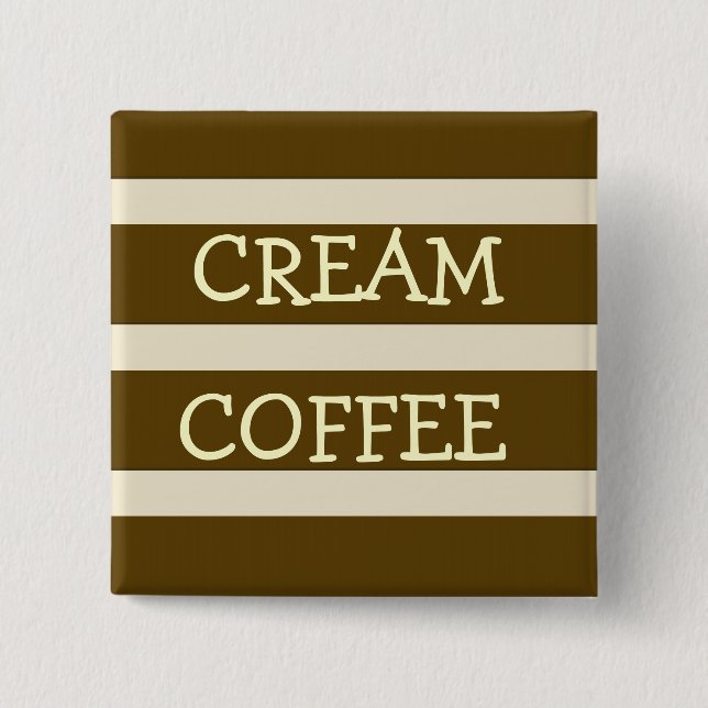 Chapa Cuadrada Coffee And Cream Block Art (Anverso)