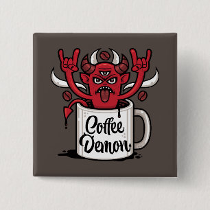 Chapa Cuadrada Coffee Demon